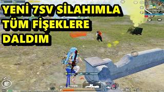 YENİ 7SV SİLAHIMLA TÜM FİŞEKLERE DALDIM ! BATUR GAME SOLO SQUAD PUBG MOBİLE screenshot 4