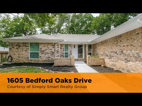 1605 Bedford Oaks Drive, Bedford, TX home video tour