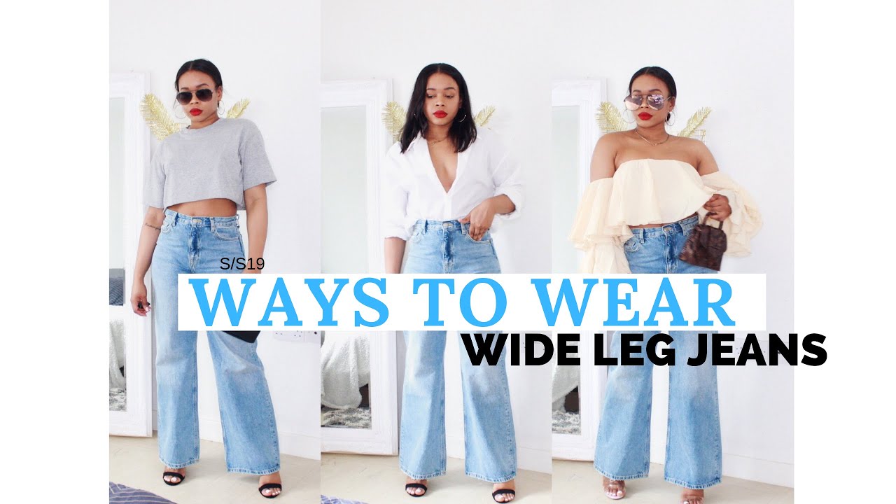 styling wide leg jeans