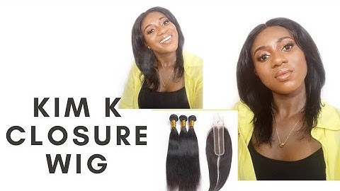 Wig Making Tutorial With Kim K/2*6 Closure( Beginner Friendly)
