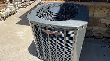 The Trane XR Running in Cool Mode!