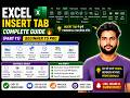 Excel Insert Tab Complete Guide 🔥 (Part 11) | Illustrations + Controls Group| Beginner to Pro