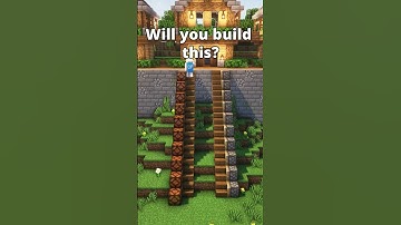 Automatic Stairs in Minecraft?! 😱✨️ Easy Redstone Build #fun #minecraftshorts #minecraftredstone