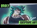 BROLY DRAGONBALL SUPER Griptape Art Timelapse