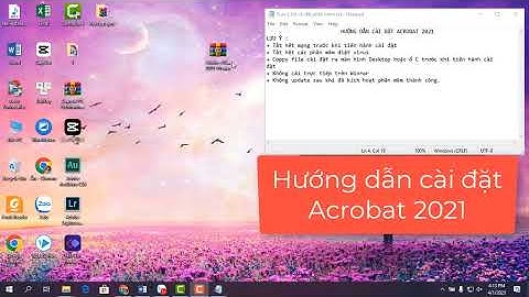 Cài đặt Acrobat Reader 2021| Minh Tuyết SW