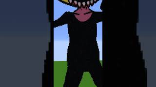 FNF MONSTER (LEMON DEMON) | Biggest Pixel Art in Minecraft #shorts