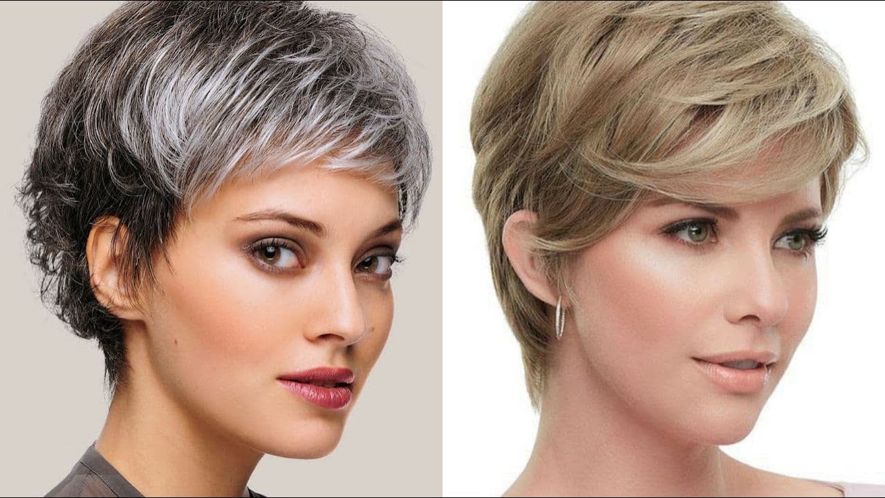 LINDO CORTE CABELO PARA MULHER 30+40+70+ ANOS - CORTES DE CABELO PIXIE  INVERNO - MODA MODA 