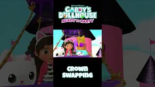 Crown Swapping 👑🔄👑🐱 #incinercatgames #gabbysdollhousereadytoparty#outrightgames @IncinercatGames