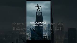 2026 Theres A Catwoman On Malaysia Tallest 118 Merdeka Tower.