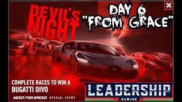 NFS NOLIMITS | BUGATTI DIVO | DAY 6 - FROM GRACE | DEVIL