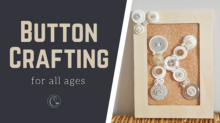 Button Crafting How To | Make a Frame of Your Init...