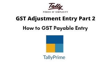 How to pass GST Eligible ITC Entry in Tally Prime