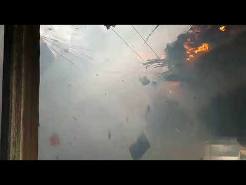 Incendiu violent de Pasti