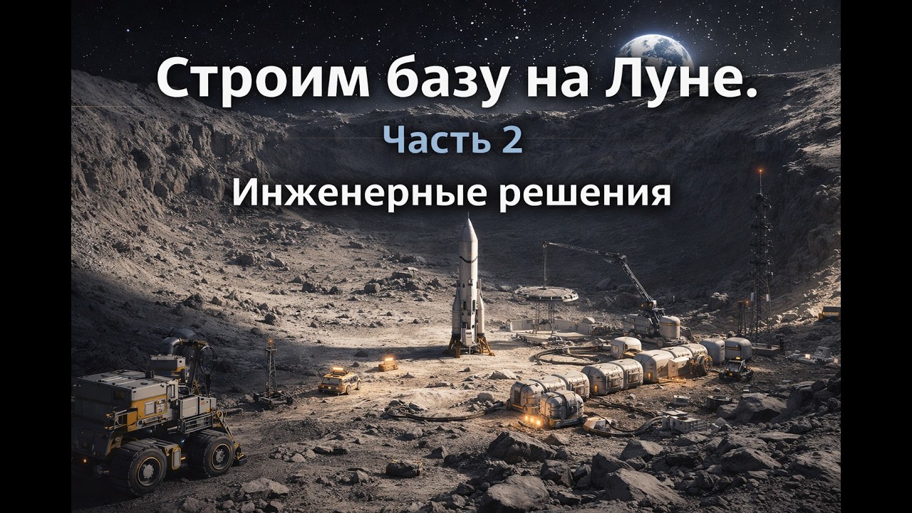 Строим базу на Луне. Часть 2. Разработка концепции.