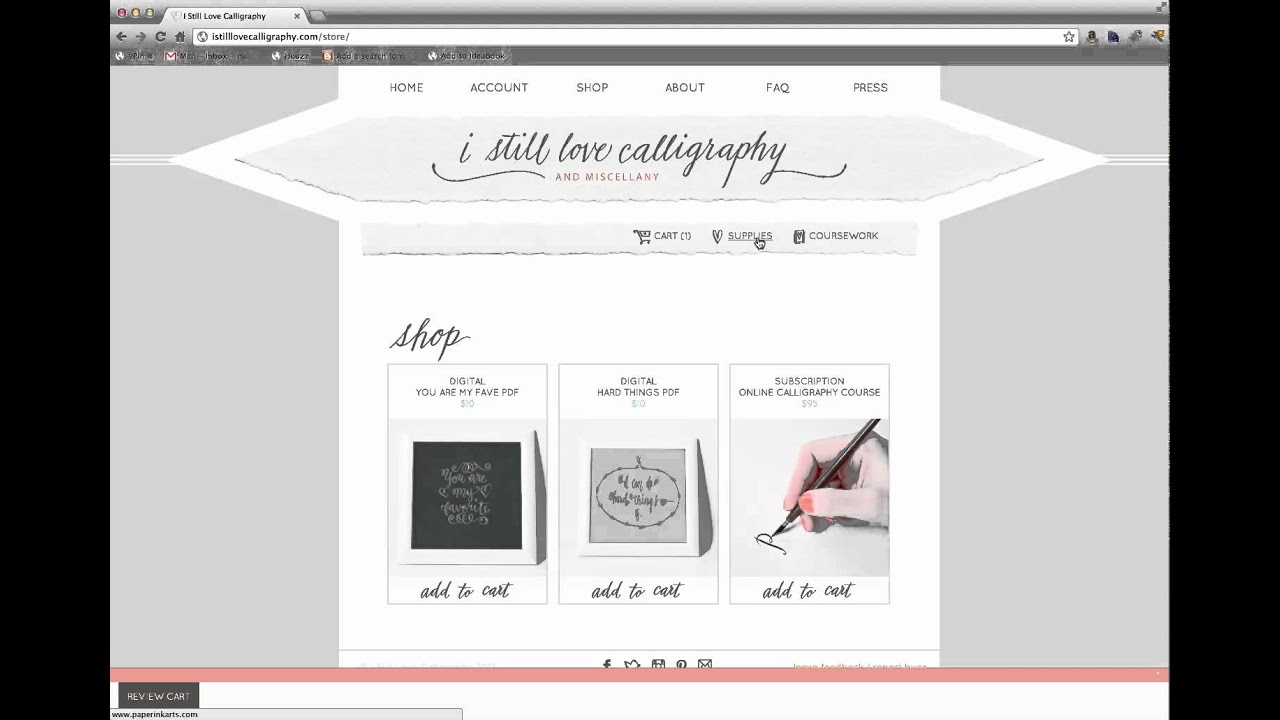 5 Papers for Calligraphy Practice - I Still Love You by Melissa Esplin