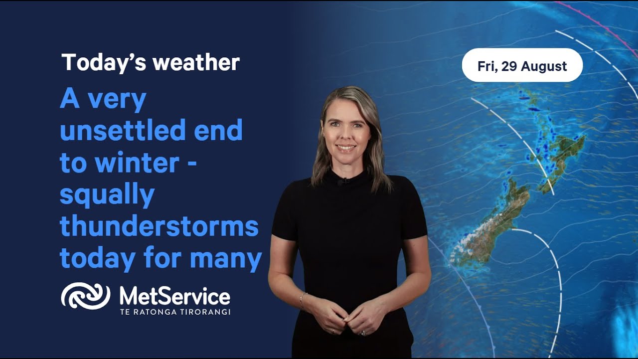 NZ Weather Forecast - Friday 29 August 2025 - YouTube