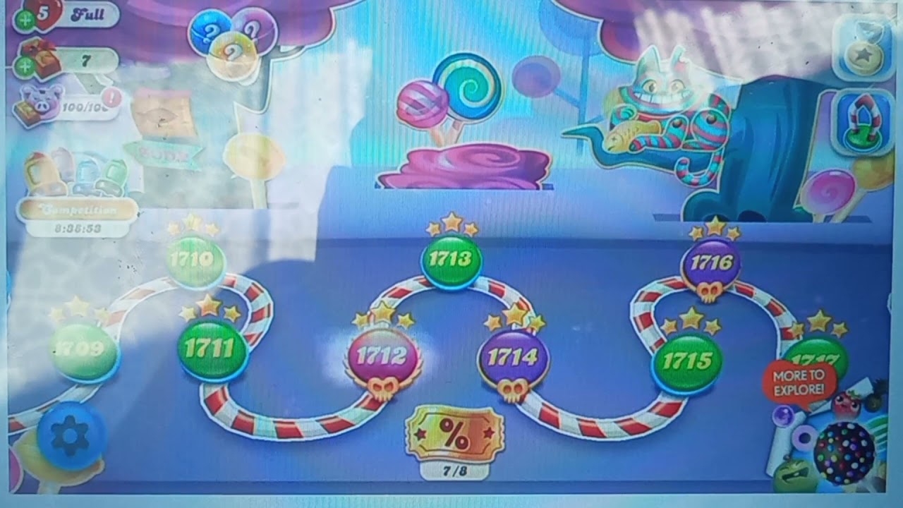 Character on World 22nd-54th (Level 1556-1870) Candy Crush Soda Saga