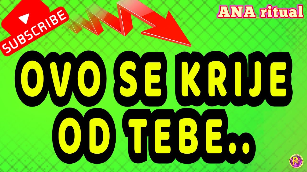 OVO SE KRIJE OD TEBE!