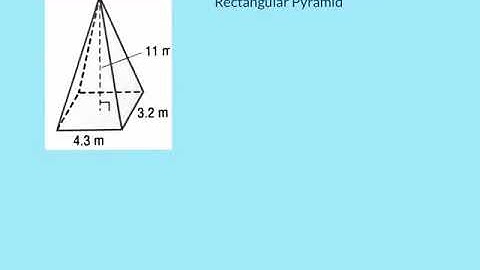Volume of Rectangular Pyramid