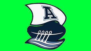 Toronto Argonauts CFL Green Screen Logo Loop Chroma Animation