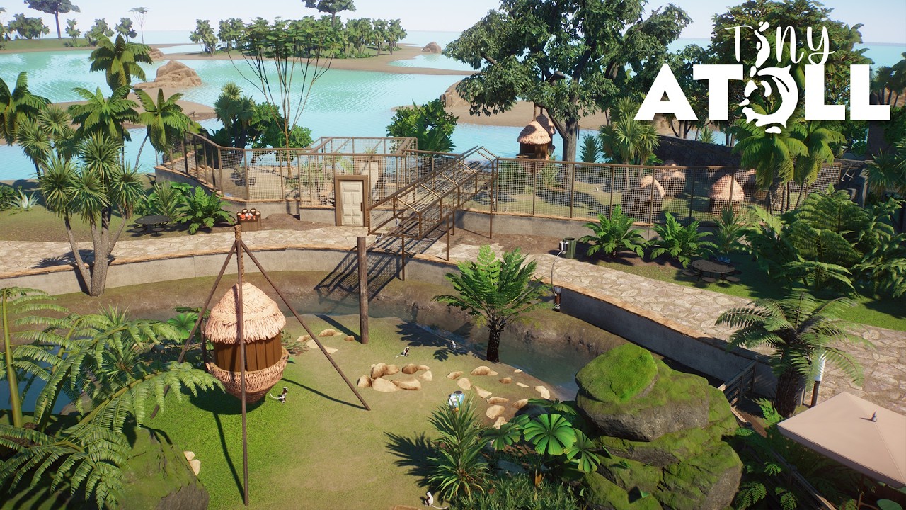 Building THE MOST COZY Sifaka Island in Planet Zoo!