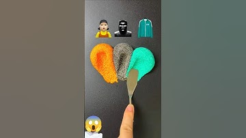 Guess the mixed color of Squid Game 2 #colormixing #satisfying #squidgame2 #오징어게임