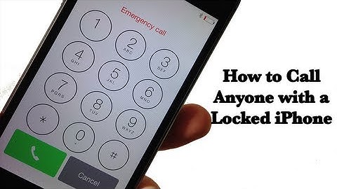 How to Call Anyone With a Passcode Locked iPhone - iOS 7 Glitch