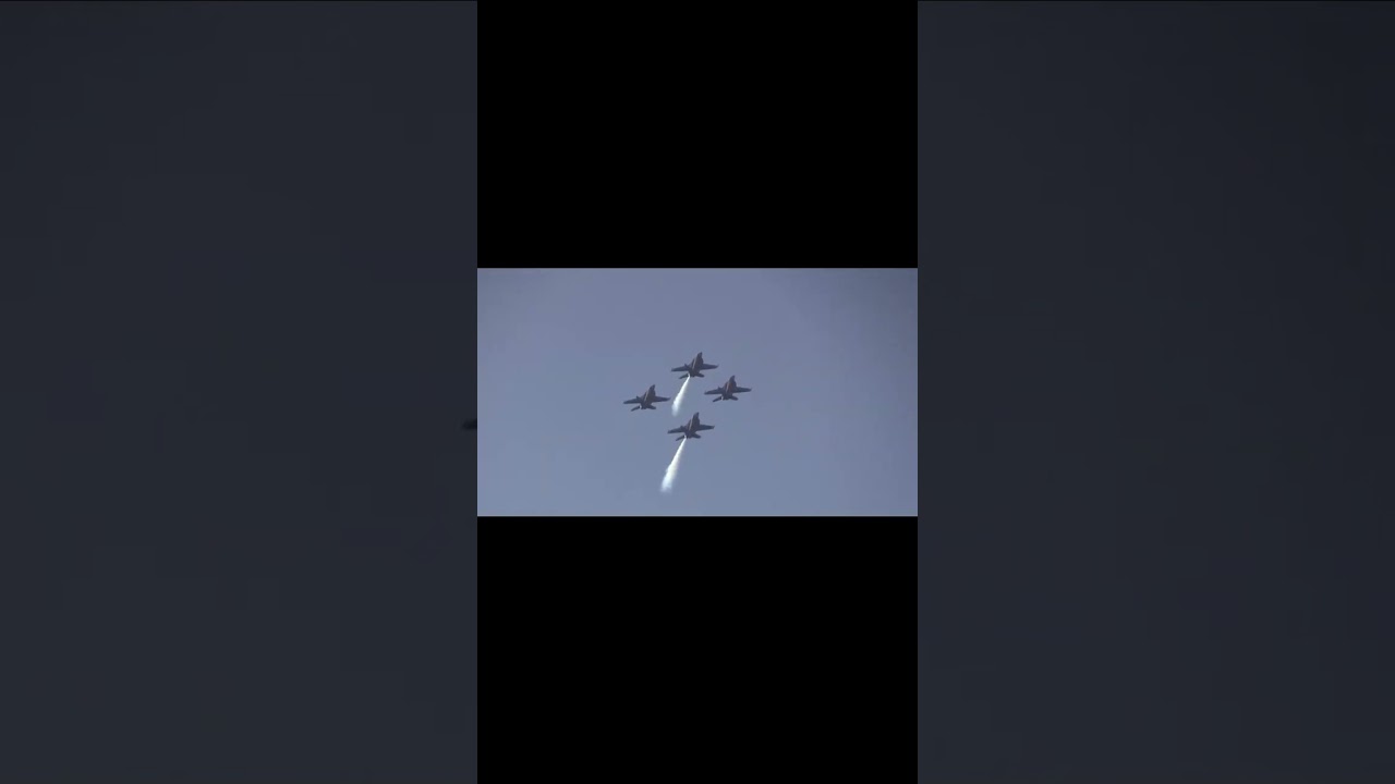 The Blue Angel Vertical Break at the 2025 NAS Oceana Air Show