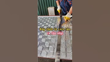 Đây chính là cách làm ra tôn xốp #shorts