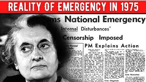 Black Day in Indian Democracy | Emergency in India 1975 | #theapvibes