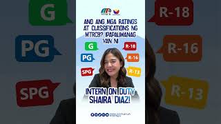ANO ANG MGA RATINGS AT CLASSIFICATIONS NG MTRCB