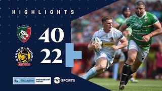 Play-Off Hopes Ended 💔 | Leicester 40-22 Exeter | Gallagher Premiership Rugby Highlights
