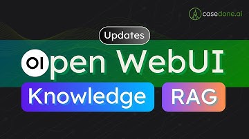 Open WebUI, RAG, Knowledge, Sentence Transformers, Embeddings models, Re-ranking models