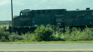 EB BNSF Manifest (H-EAPCDT1-13) | w/ FSRR 4407 trailing!! | US-90 | Hondo, TX | 6/13/26