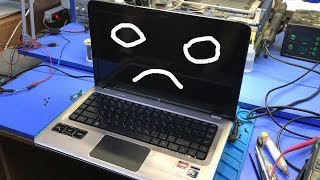 Перестал работать спустя время. Ноутбук HP dv6-3105er с нетиповым дефектом