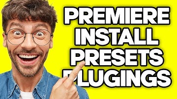 How To Install Presets Plugins in Adobe Premiere Pro (2023)