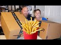 What is Inside of an Amazon Mystery Box & The GREAT French Fry Debate