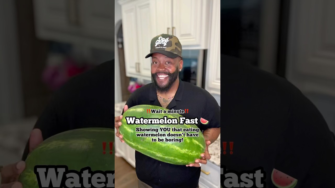 Day 1 of my 5 day watermelon fast 🍉 Eating the same thing isn't boring. Here's what I eat in a day!