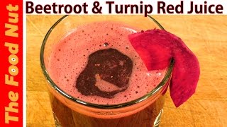 I present beetroot juice recipe made with beets, celery and turnip in
this video show how to make healthy red that can be used for detox or
clea...