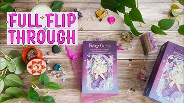 Fairy Gems: A Crystal Oracle Unboxing, Full Flip Through & Card Pull