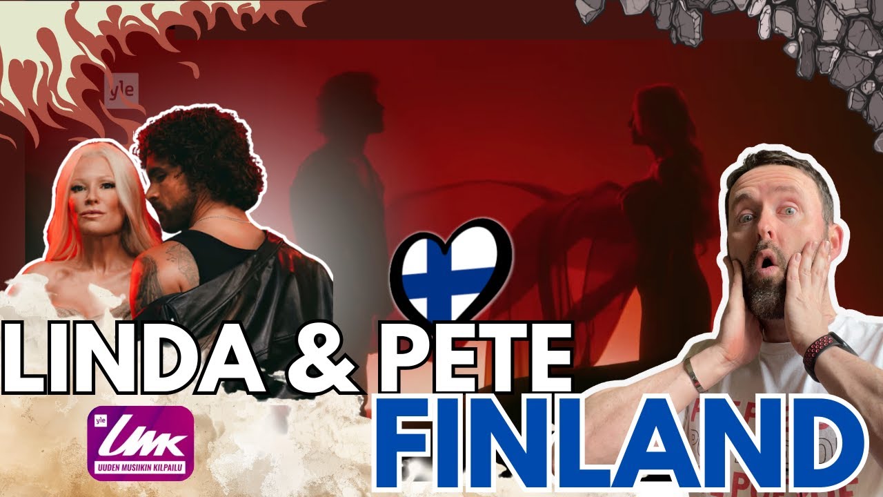 🇫🇮 Реакция Линды и Пита на песню "Flare Thrower" | UMK🇫🇮 | Евровидение 2026
