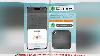 Smart Bluetooth GPS Tracker Work with Apple Find My APP ITag Anti Lost Reminder Device MFI Rated Loc screenshot 4