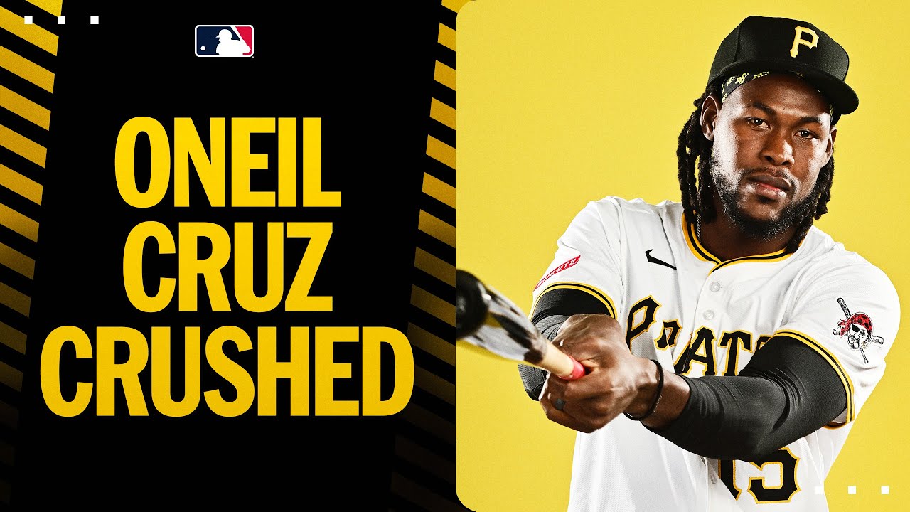 Oneil Cruz SLUGS a LONG home run for the Pirates in Spring Training ...