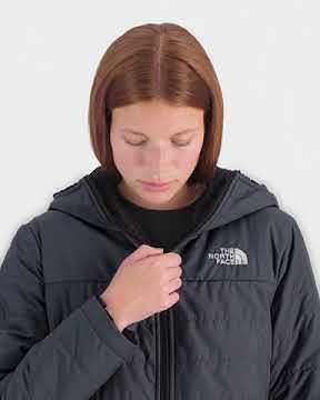 The north face womens mossbud reversible fleece parka