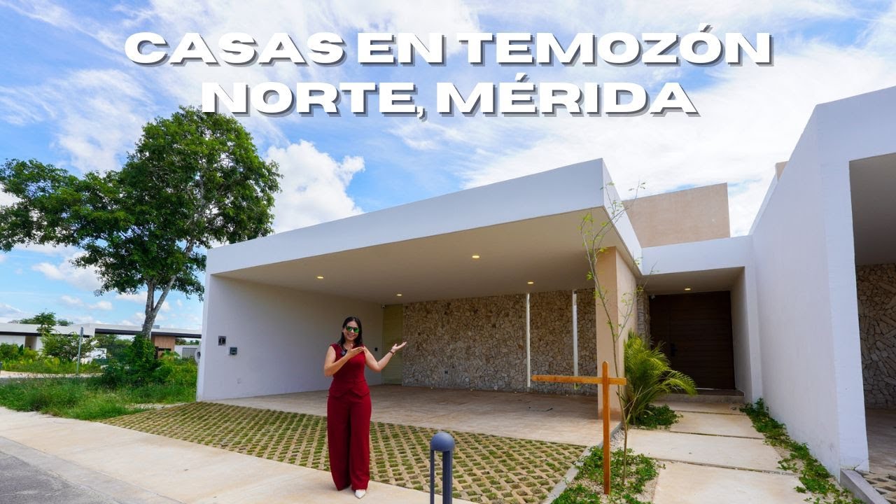 HERMOSA CASA EN VENTA | Temozón Norte, Mérida Yucatán, casa de 4 RECÁMARAS 😱