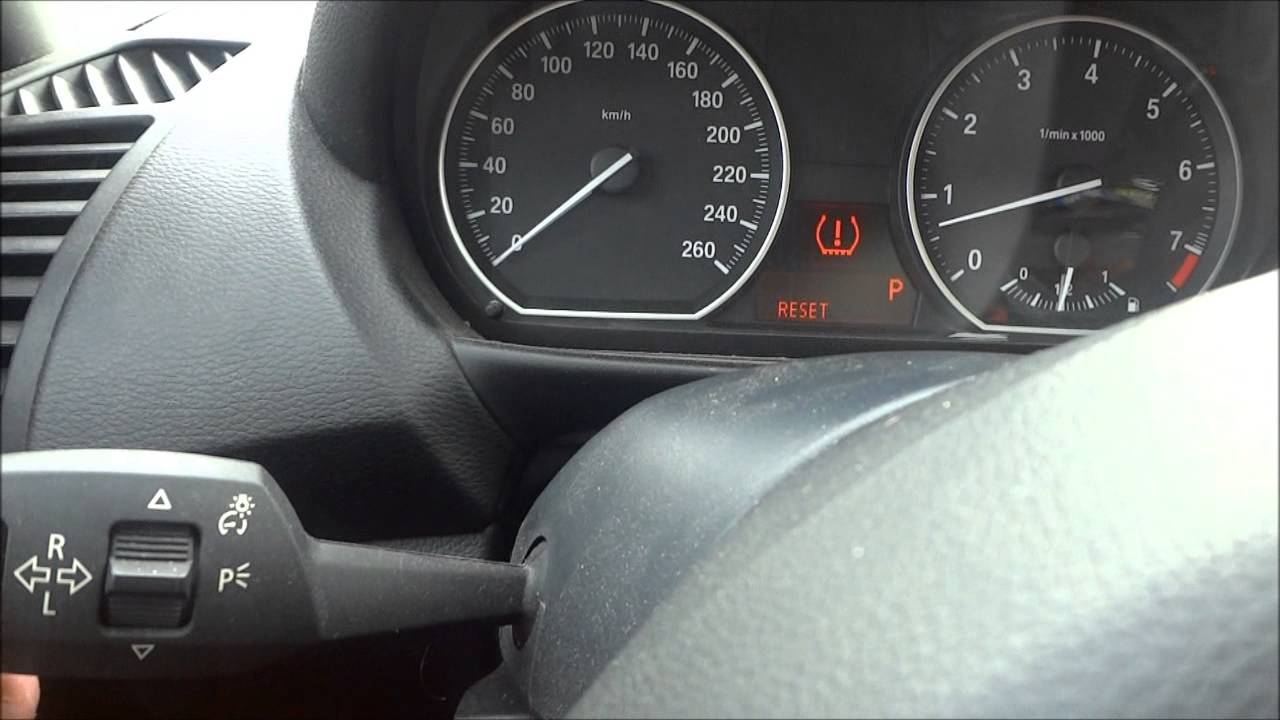 How To Reset Tpm Light On 2009 Bmw 128i