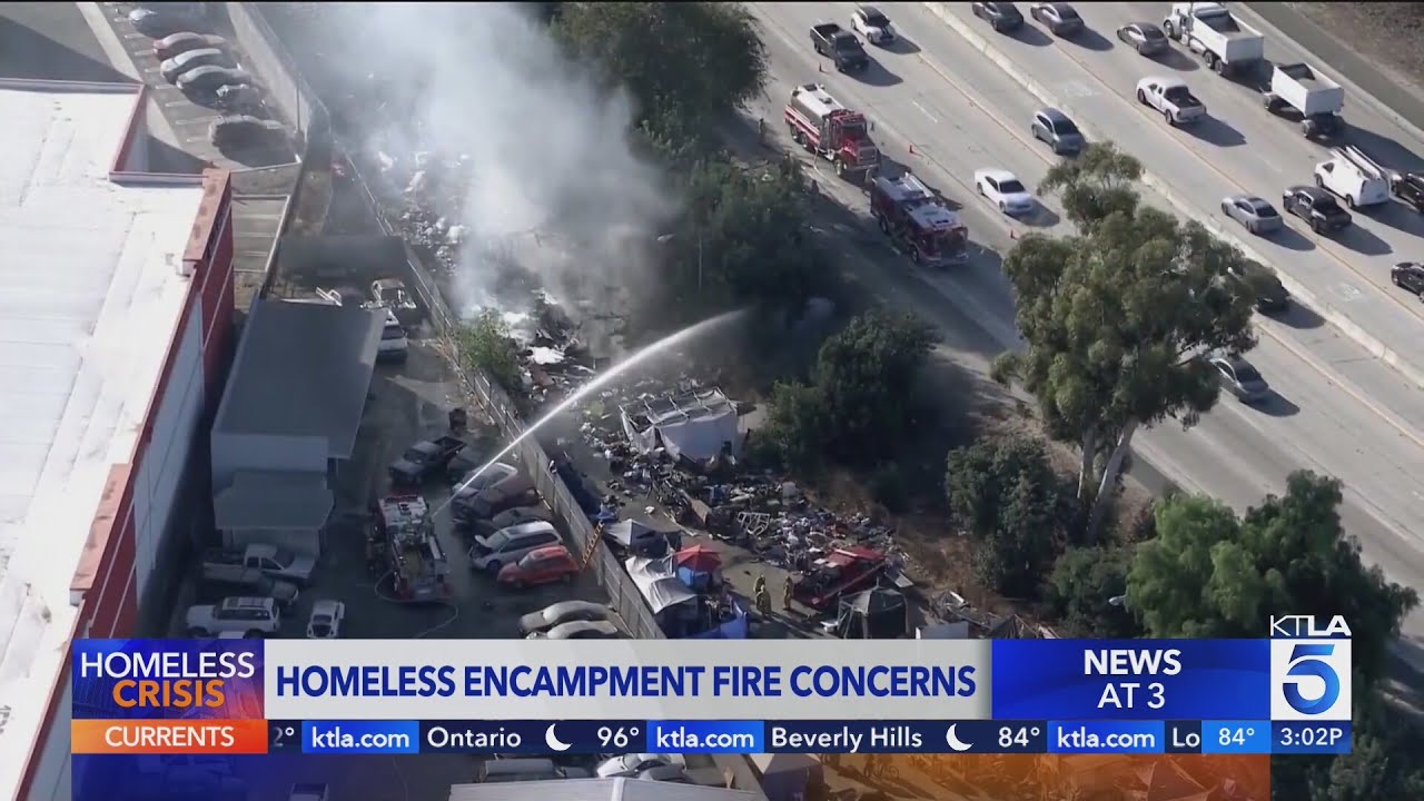 Encino residents worried about increasing encampment fires