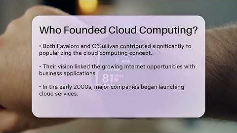 Who Founded Cloud Computing? - Talking Tech Trends