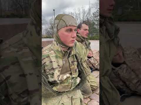 Пленные российские оккупанты в Николаеве