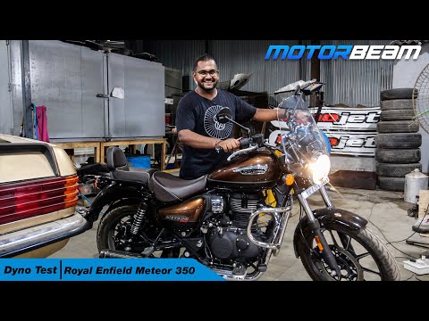 Royal Enfield Meteor 350 Dyno Test - New Engine But More Power? | MotorBeam